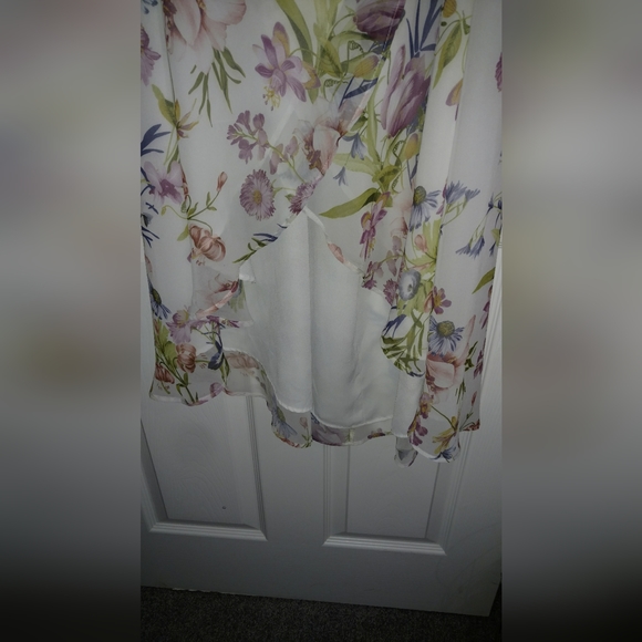 New York and Company High Low Wrap Dress - Picture 6 of 12